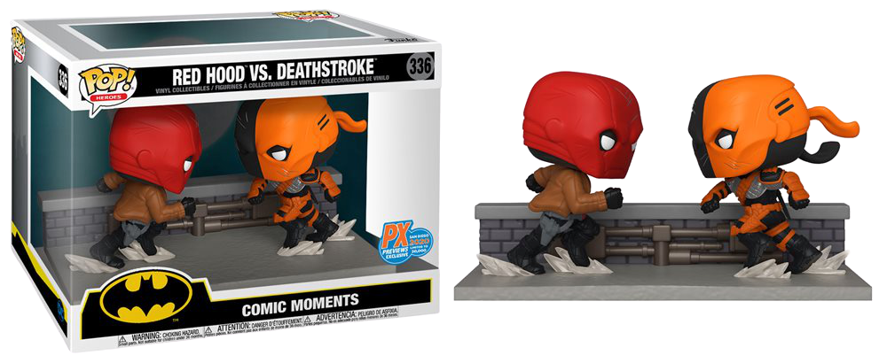 Red Hood vs Deathstroke (Comic Moments) 336 - Previews Exclusive /3000 | 7 Bucks a