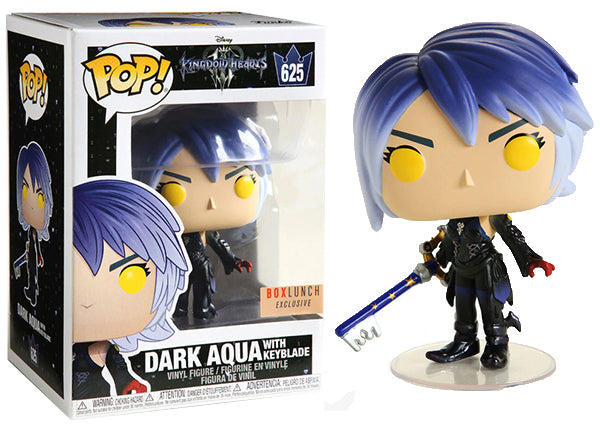 Dark Aqua Kingdom Hearts 3 625 Box Lunch Exclusive Damaged 7 5 1 7 Bucks A Pop