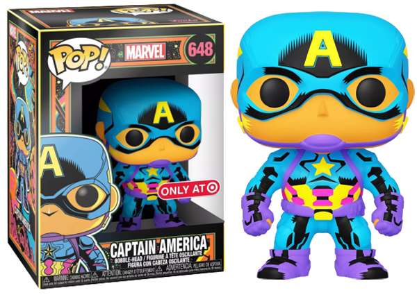 target black light captain america