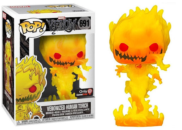 venomized human torch funko