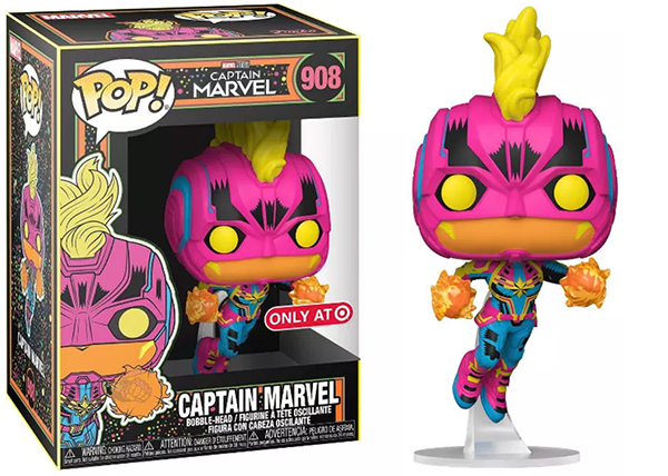 target exclusive captain marvel funko