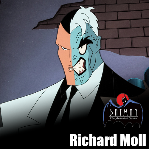 Signature Series Richard Moll Signed Pop - Two-face (Batman The Animat | 7  Bucks a Pop