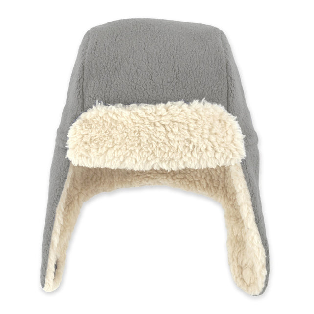 Furry Fleece Trapper Hat - Gray – Zutano