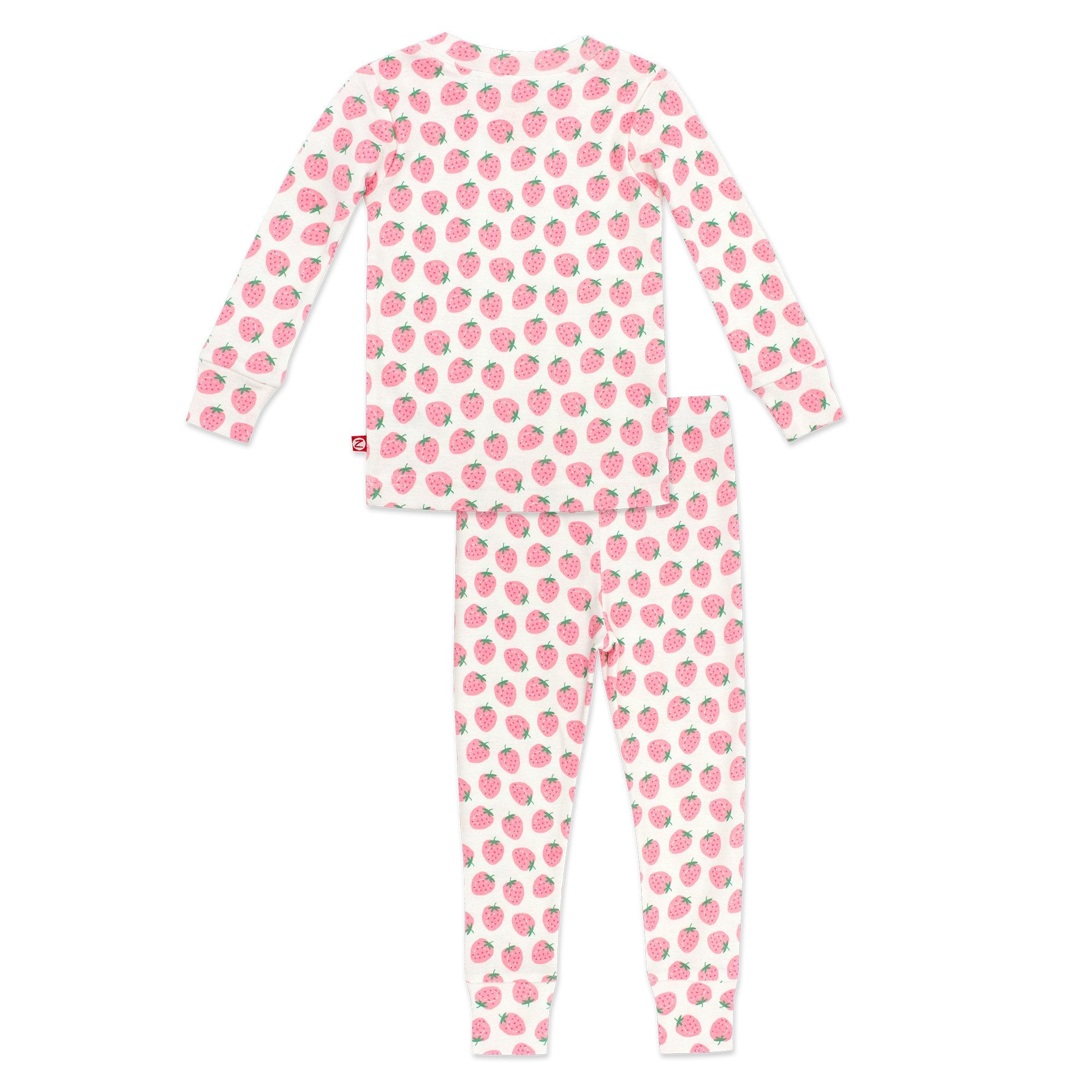 Strawberries Organic Cotton Pajama Set