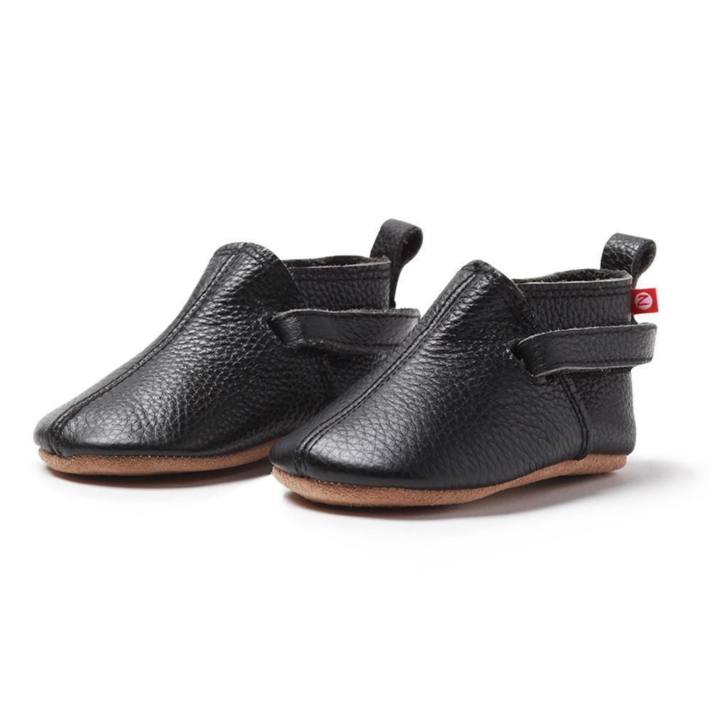 Black Leather Baby Shoe – Zutano