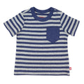 Heather Navy Stripe