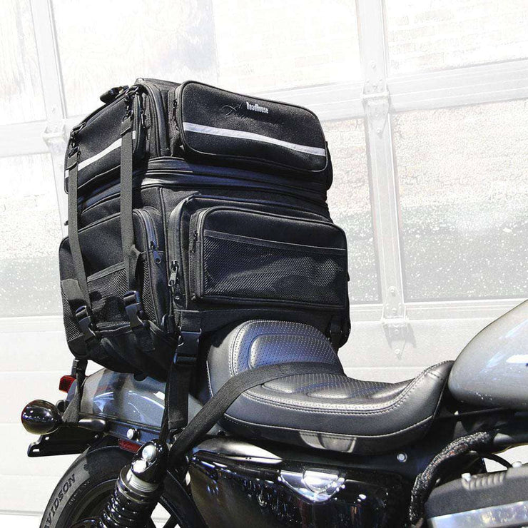 motorcycle backrest luggage