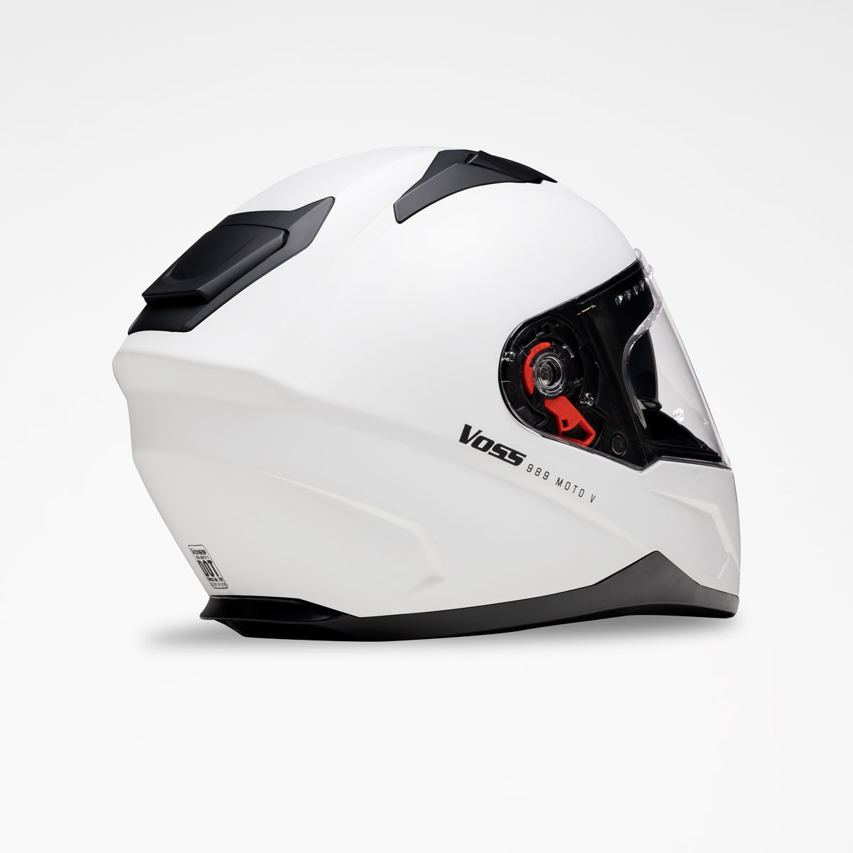 matte white helmet motorcycle