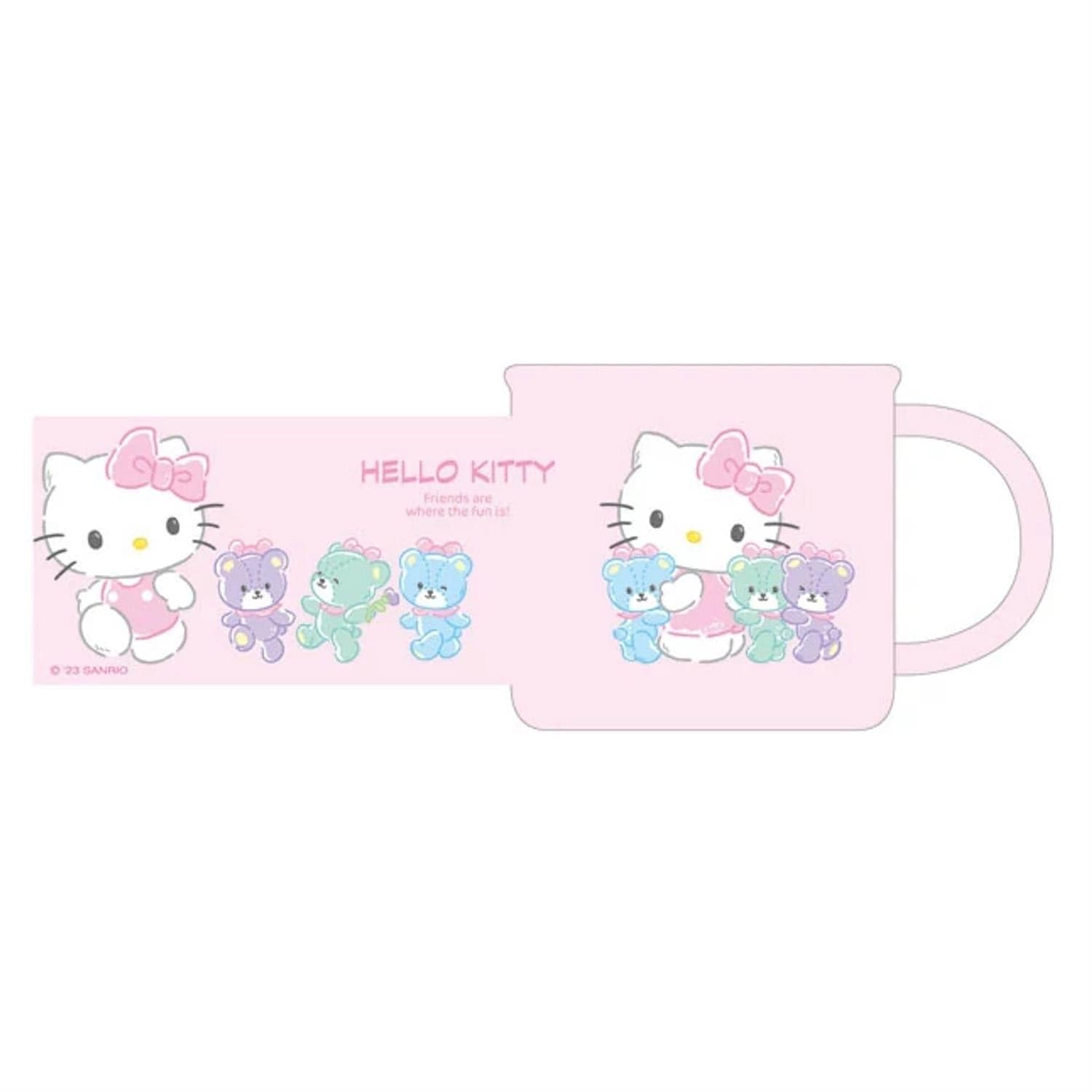 Sanrio Lunch Combi Spook & Fork Set Hello Kitty Bear