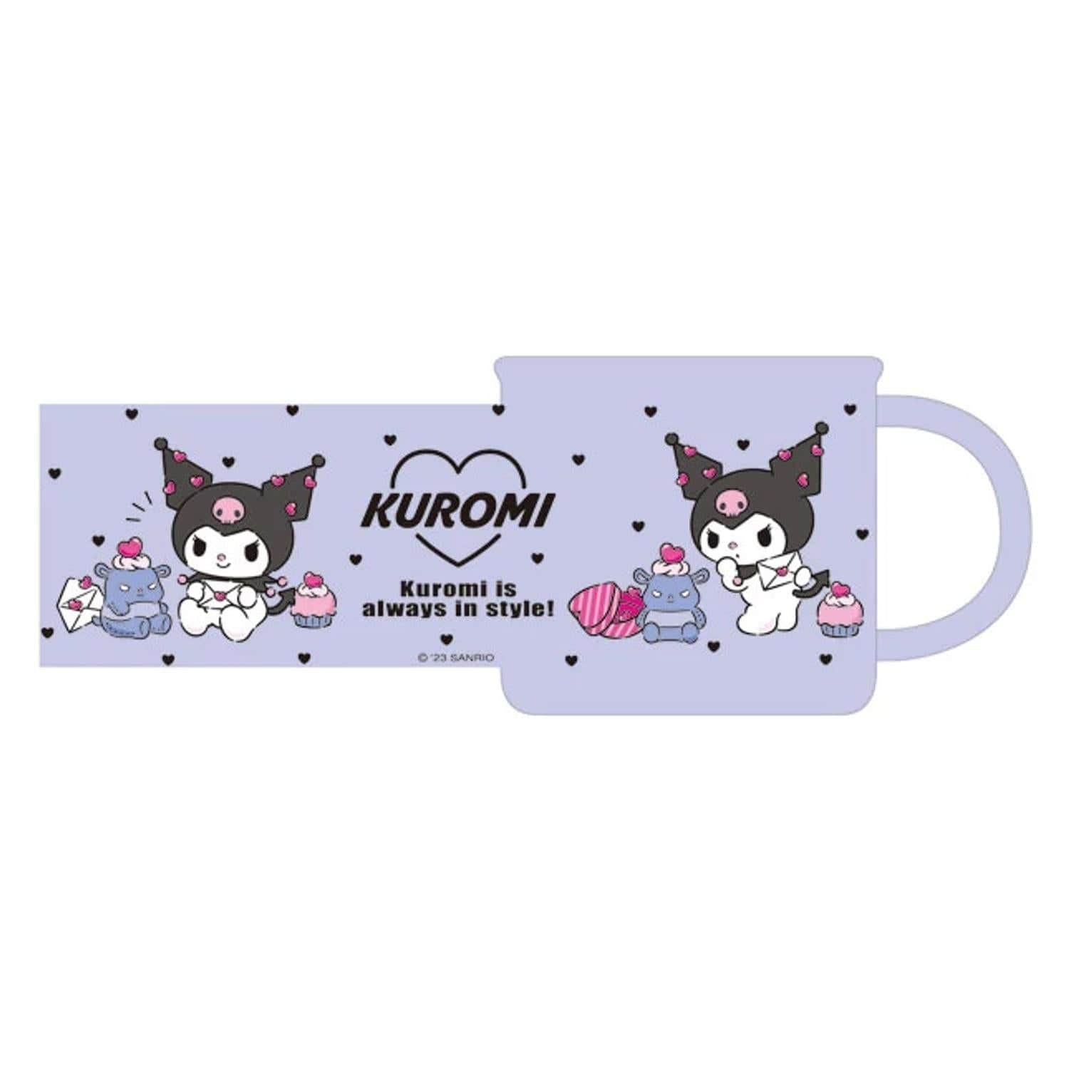 Kuromi Kids Lunch Trio Cutlery Fork Spoon Chopsticks Sanrio Japan 2023 –