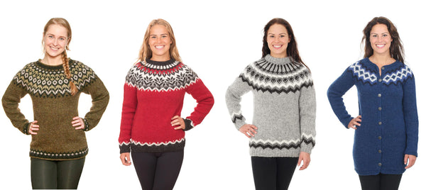 Buy onlline from Iceland hand knitted Icelandic wool sweaters