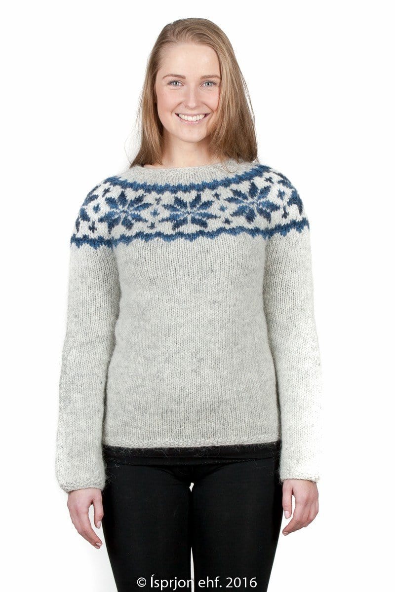 Frostrose - Icelandic Sweater - Blue | icelandicstore.is