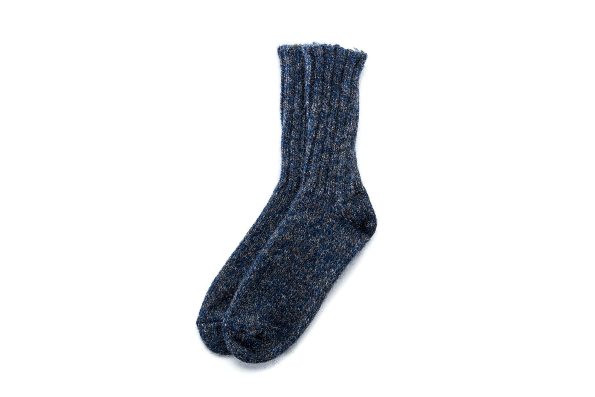 Traditional Icelandic thick wool socks - Blue