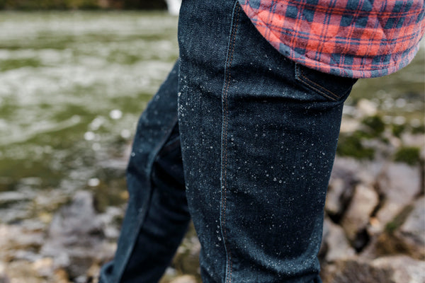 water resistant jeans