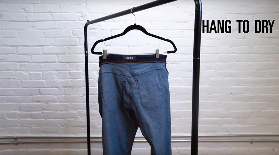 hang dry jeans