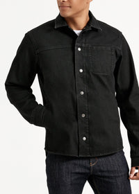 3-in-1 All-Weather Denim Jacket - Black