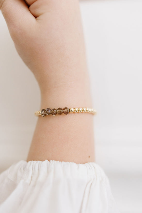 Helen Baby Bracelet (3mm + 4mm Beads)