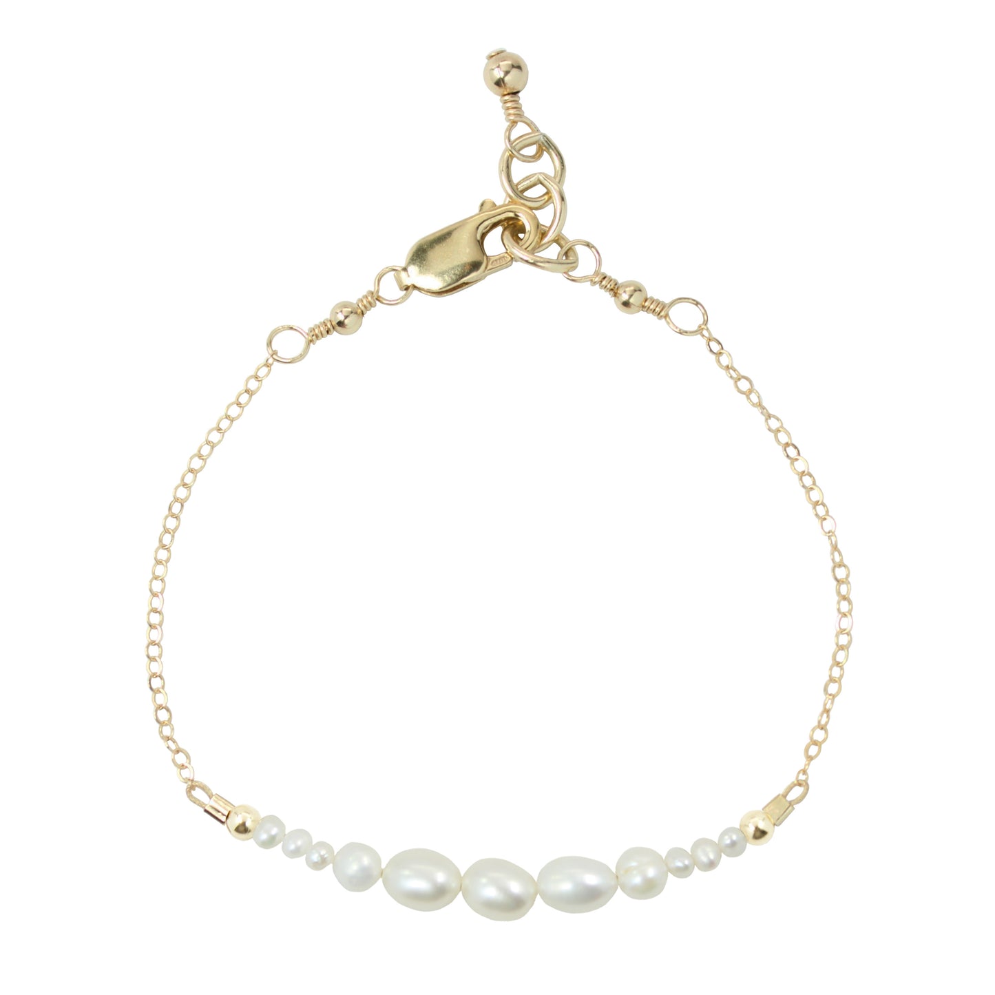 Freshwater Pearl Arc Adult Bracelet – gemsbylaura