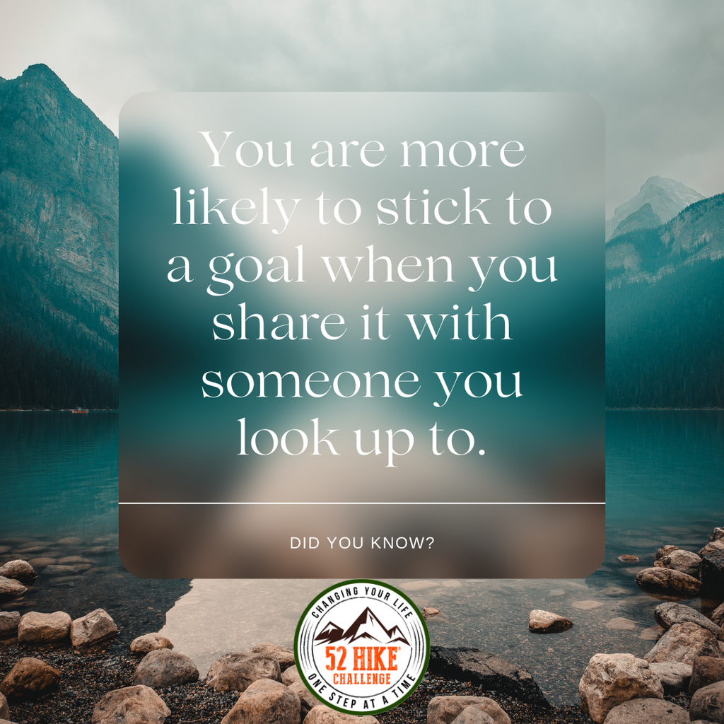 Share Your Goal With Someone You Admire