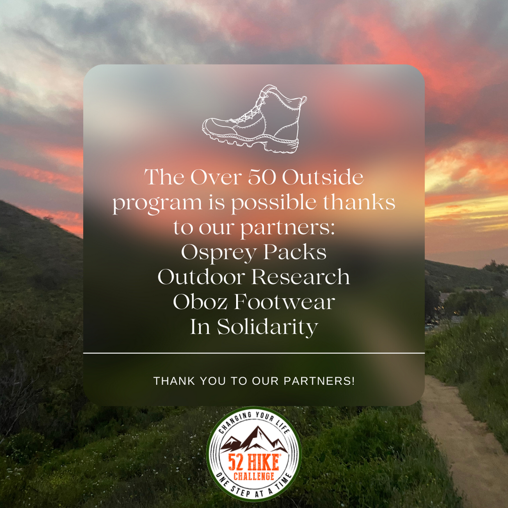 Over 50 Outside Hiking Partners