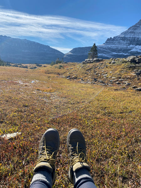 REI Hiking Boots In Glacier National Park