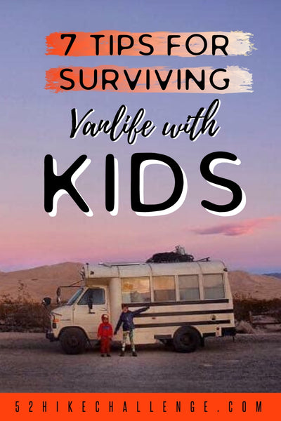 tips for van life with kids
