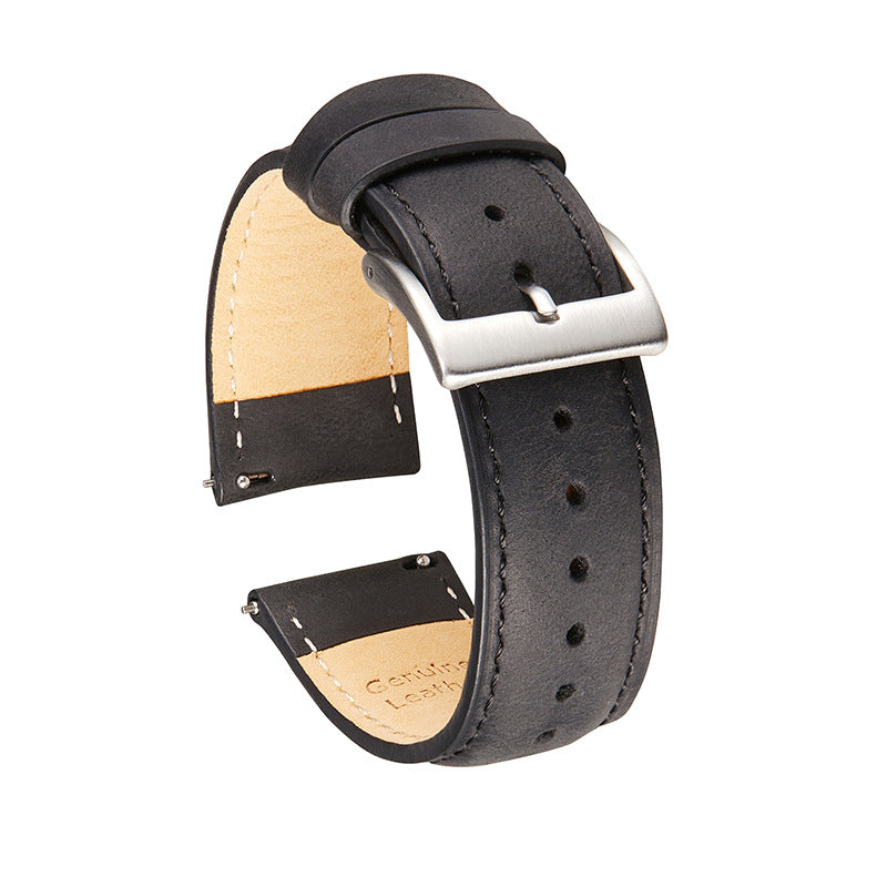 Halifax Watch Bands - Crazy Horse Leather /