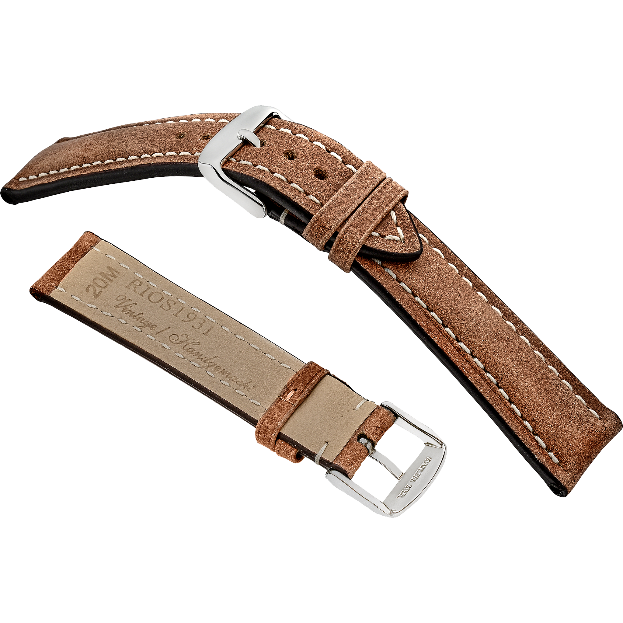 Rios 1931 Watchstrap - York Genuine Vintage Leather /