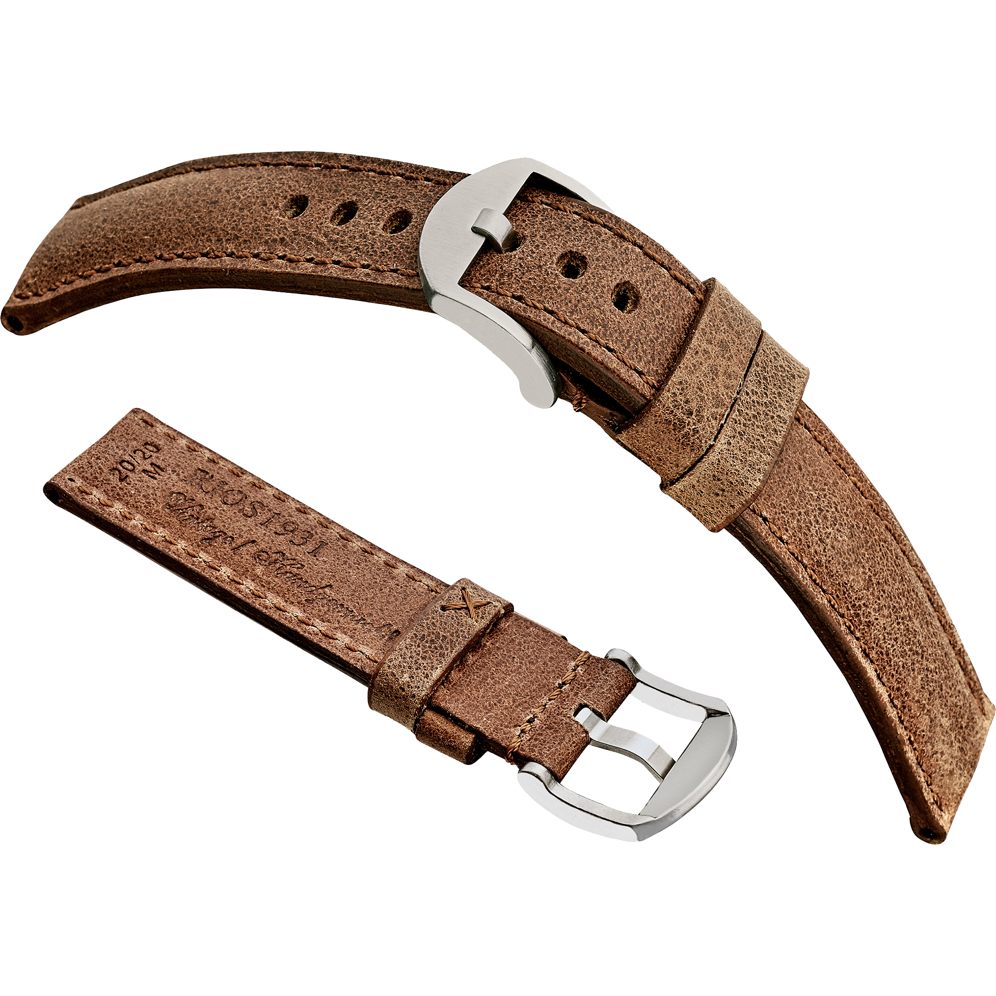 Rios 1931 Watchstrap - Derby Genuine Vintage Leather /