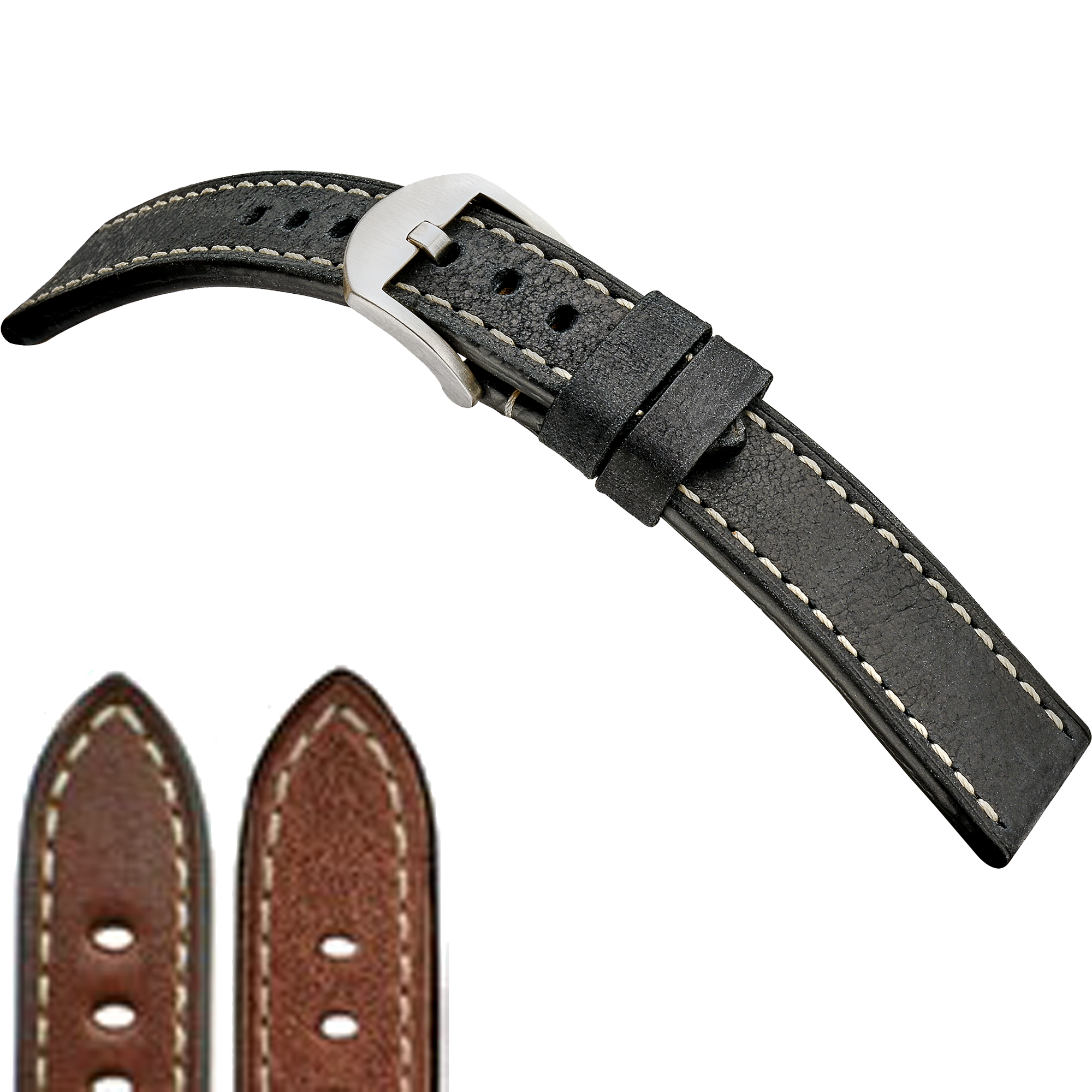 DASSARI Premium Saffiano Leather Strap