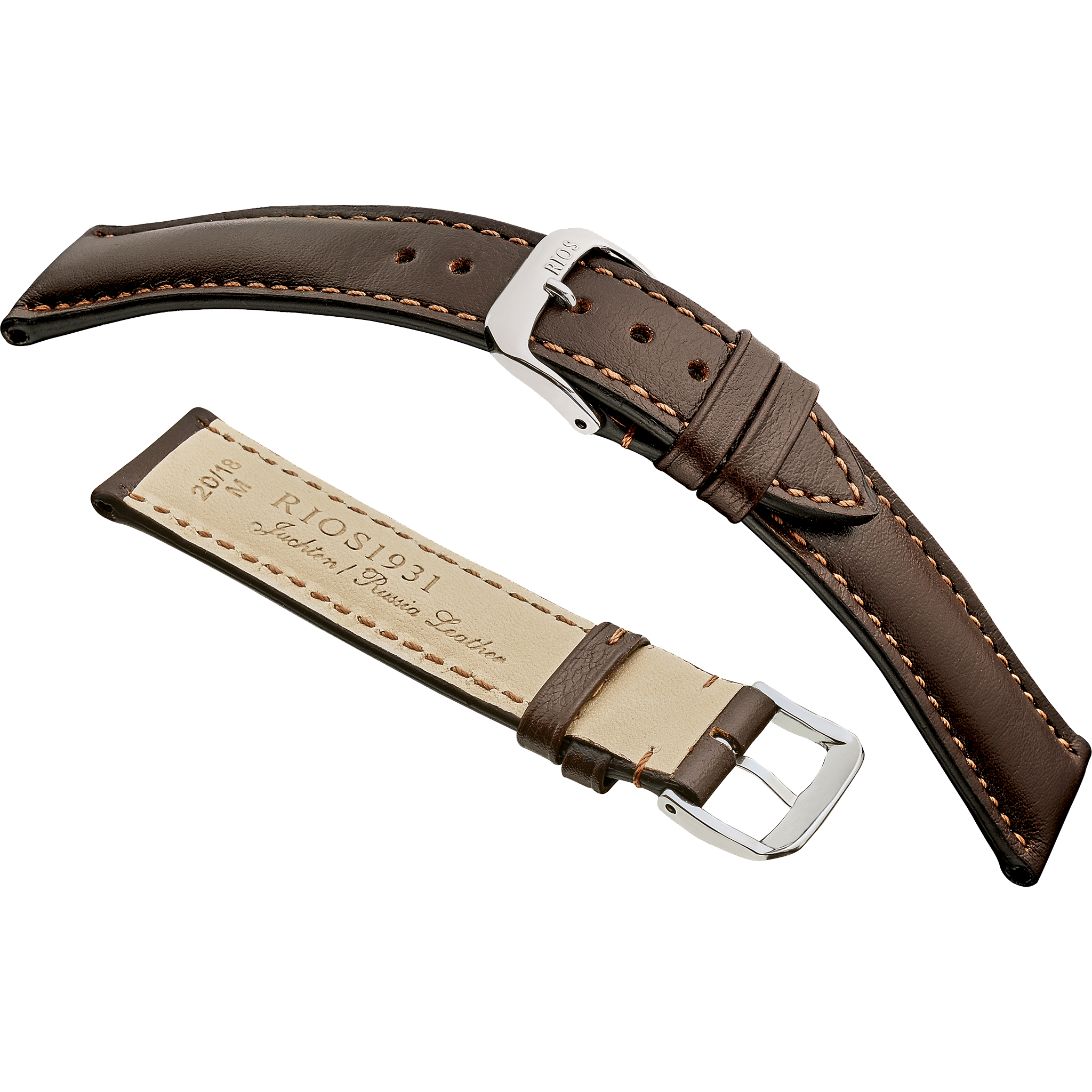 Rios 1931 Watchstrap - Moscow Genuine Russia Leather /