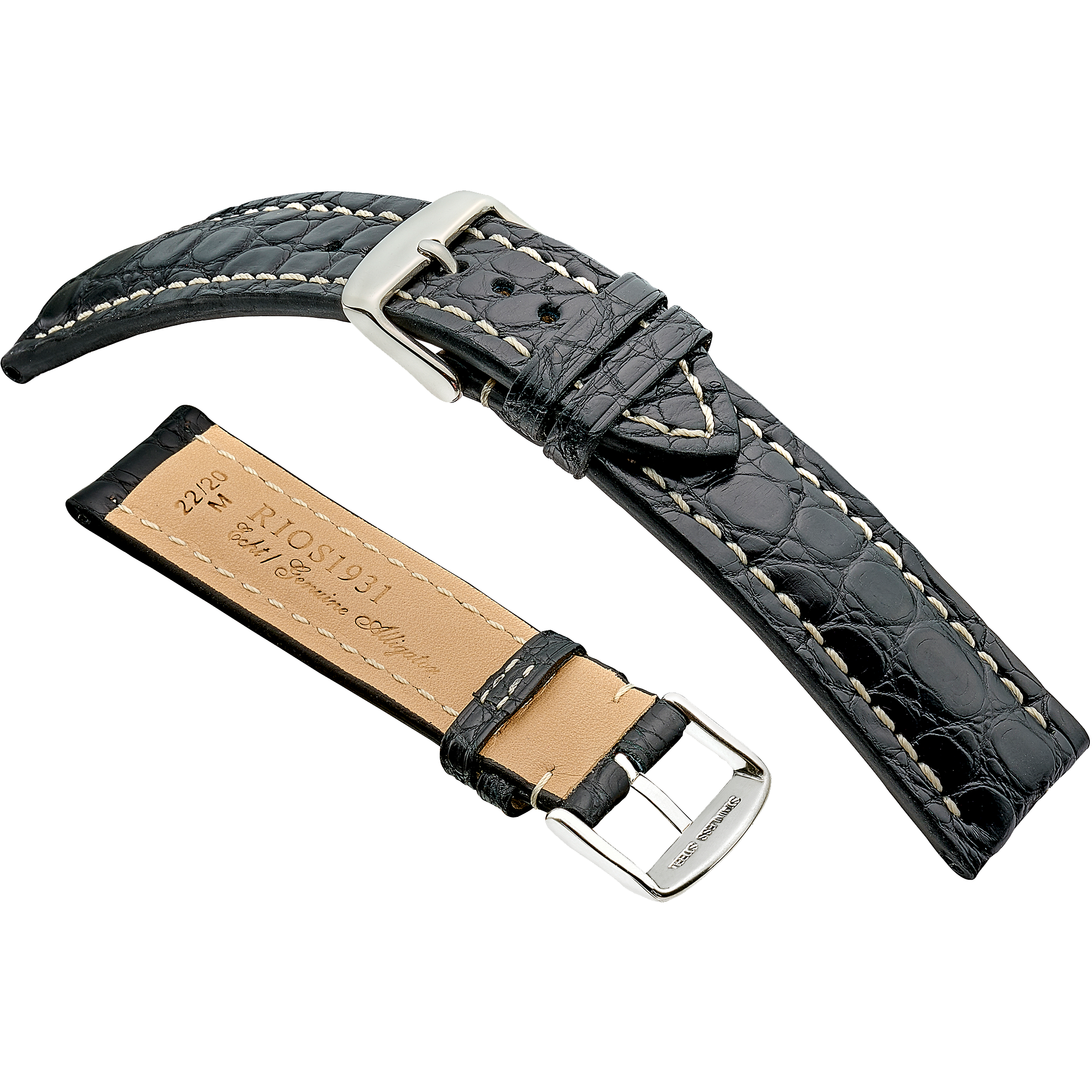 Rios 1931 Watchstrap - Ambassador Genuine Alligator Leather /