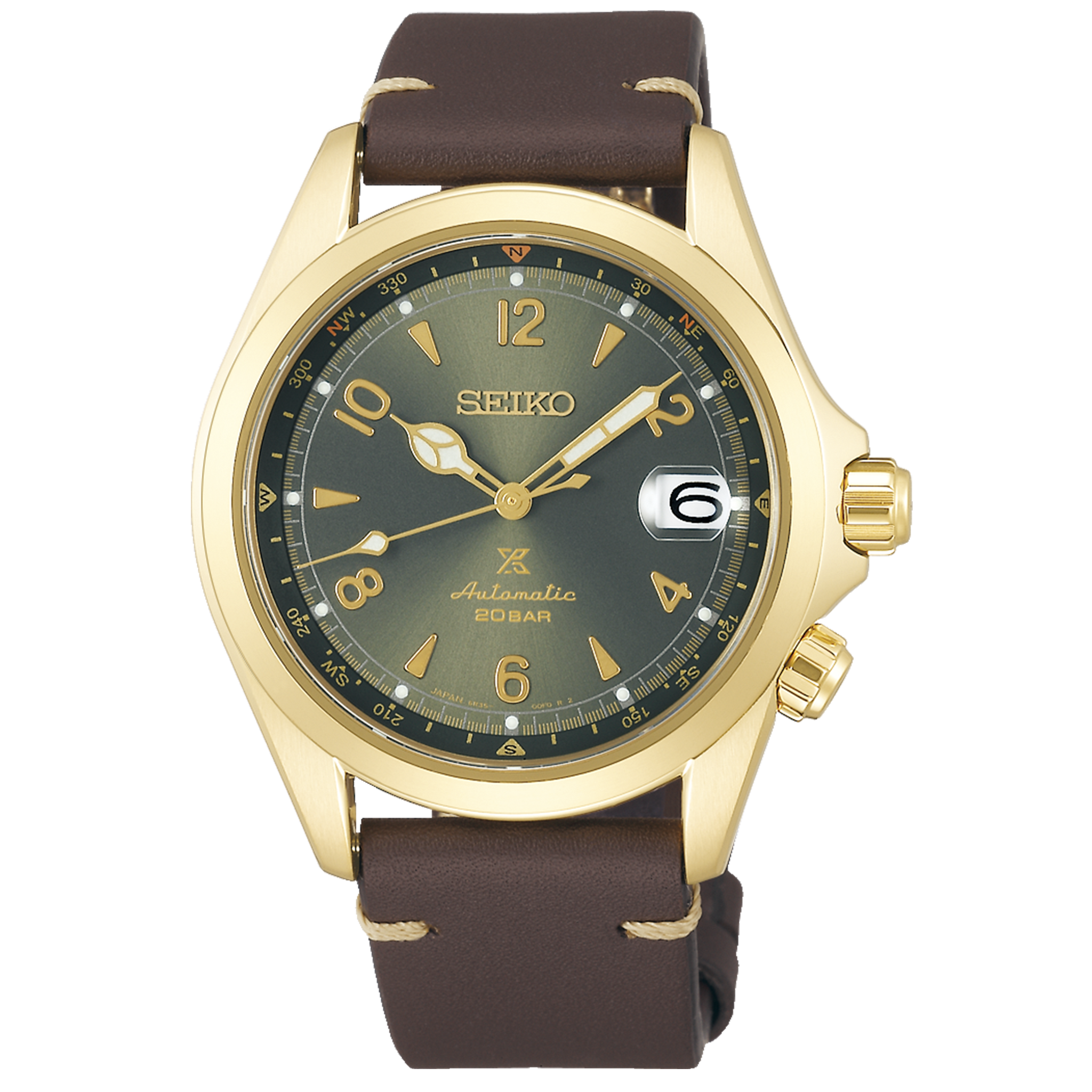 Seiko PROSPEX Alpinist - Gold Tone SPB210J1