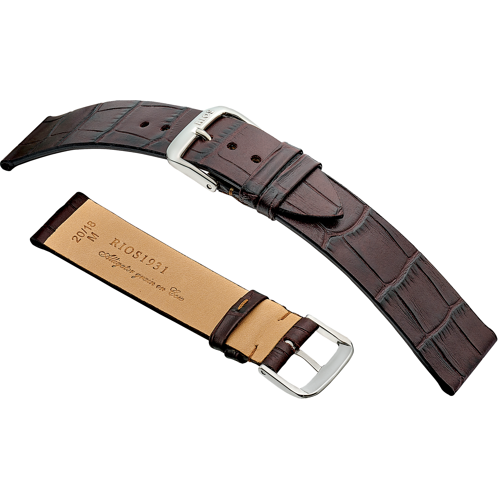 Rios 1931 Watchstrap - Miami Embossed Alligator Grain /