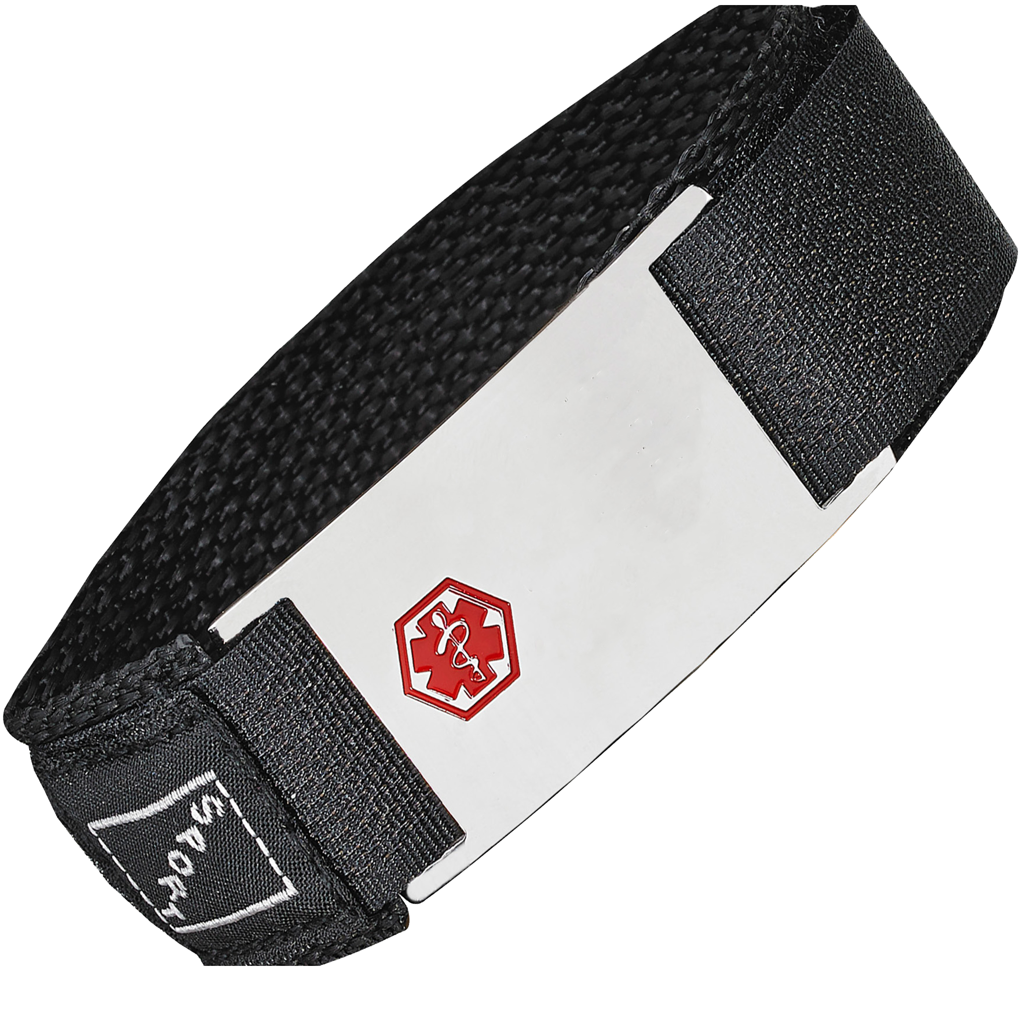 Alpine - Stainless steel medical id bracelet Velcro