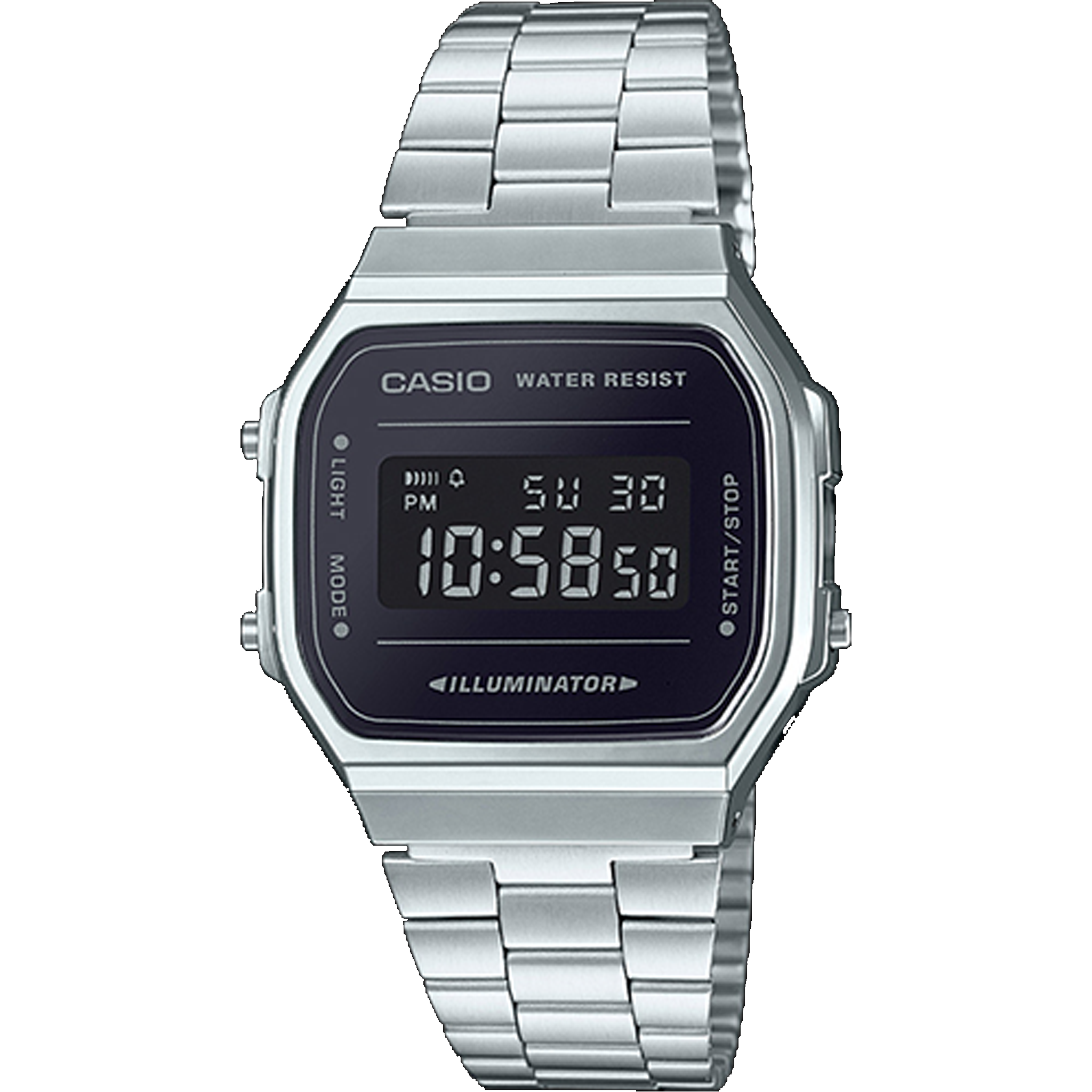 Casio Vintage Digital - Silver A168WEM-1VT - Halifax Watch Company