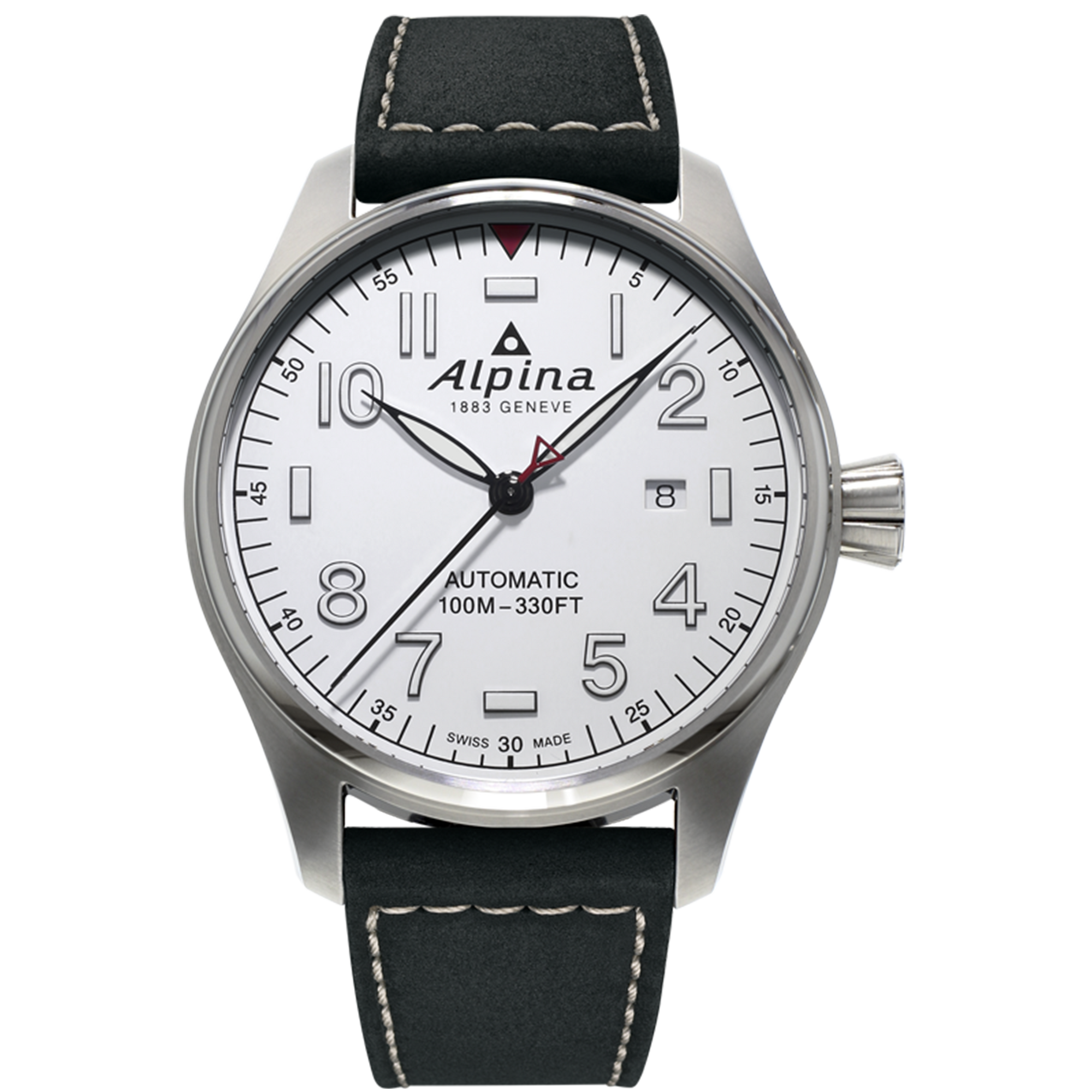 Alpina - STARTIMER PILOT QUARTZ - White Dial AL-240S4S6