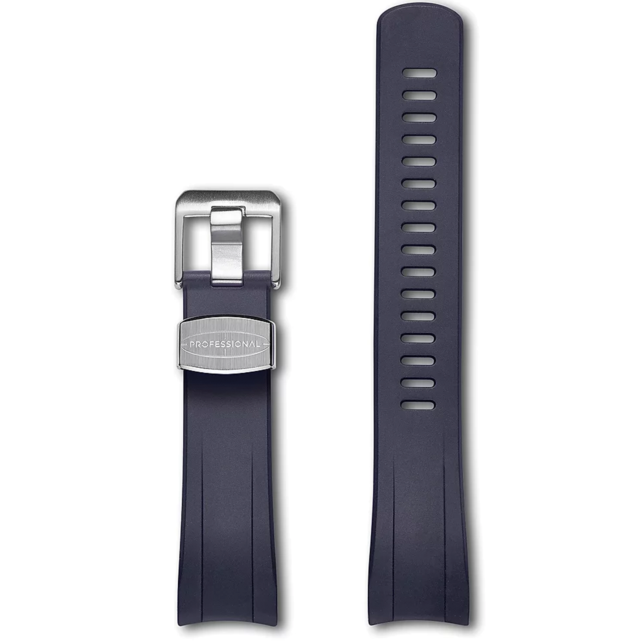 Crafter Blue - Fitted End Rubber Strap for Seiko Samurai