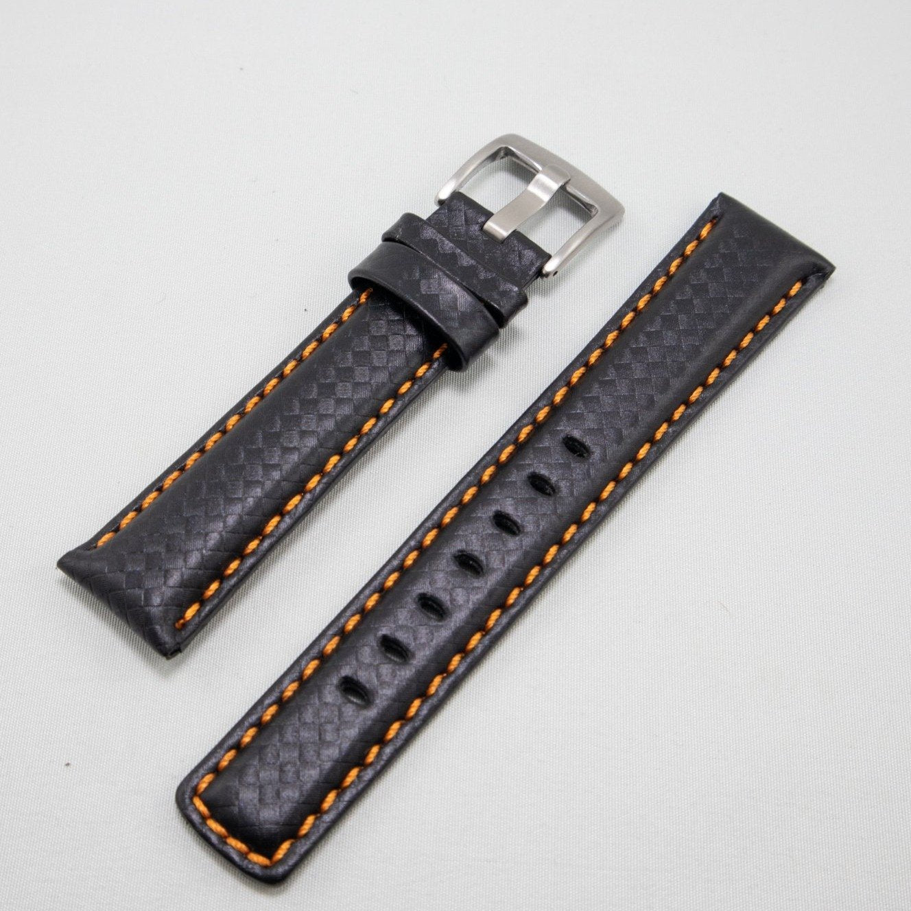 Bandini Watchstrap - Carbon Fiber Padded /