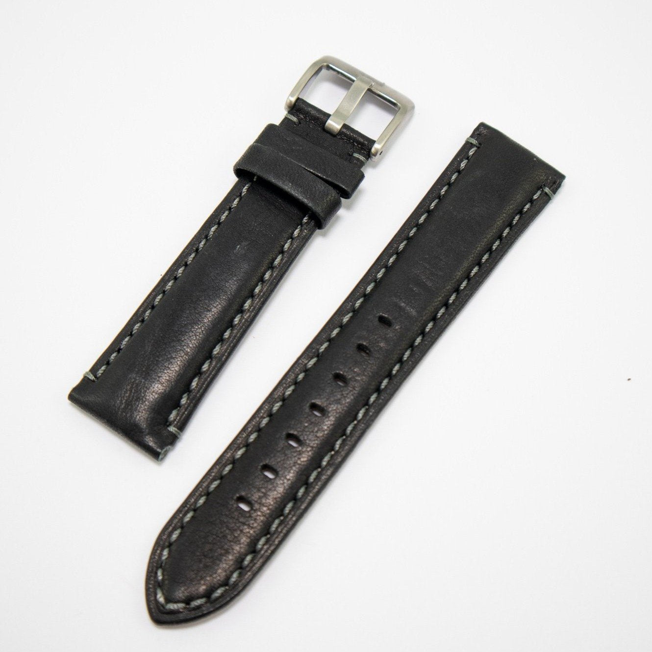 Alpine Watchstrap - Padded Stitched Waterproof Leather /