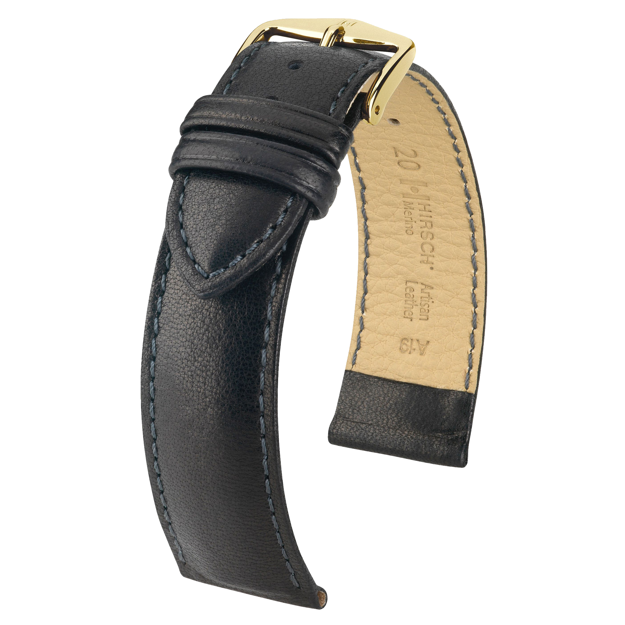 Hirsch MERINO Nappa Leather Watch Strap - /