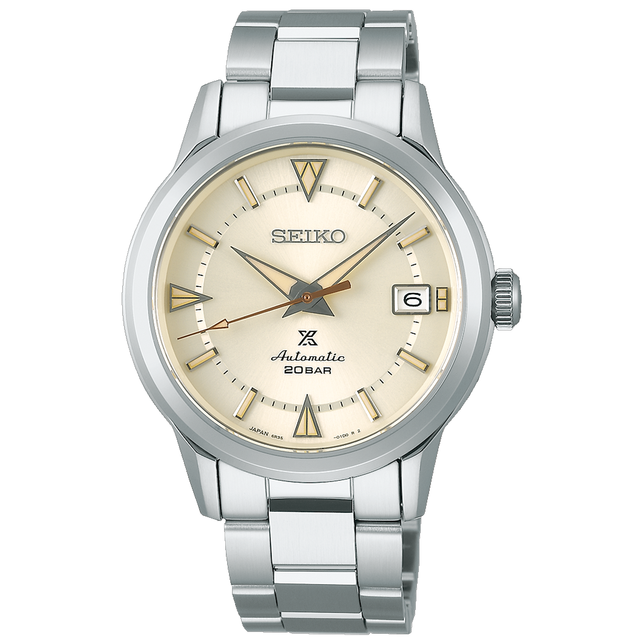 Seiko PROSPEX 38mm Alpinist - Champagne Dial SPB241J1