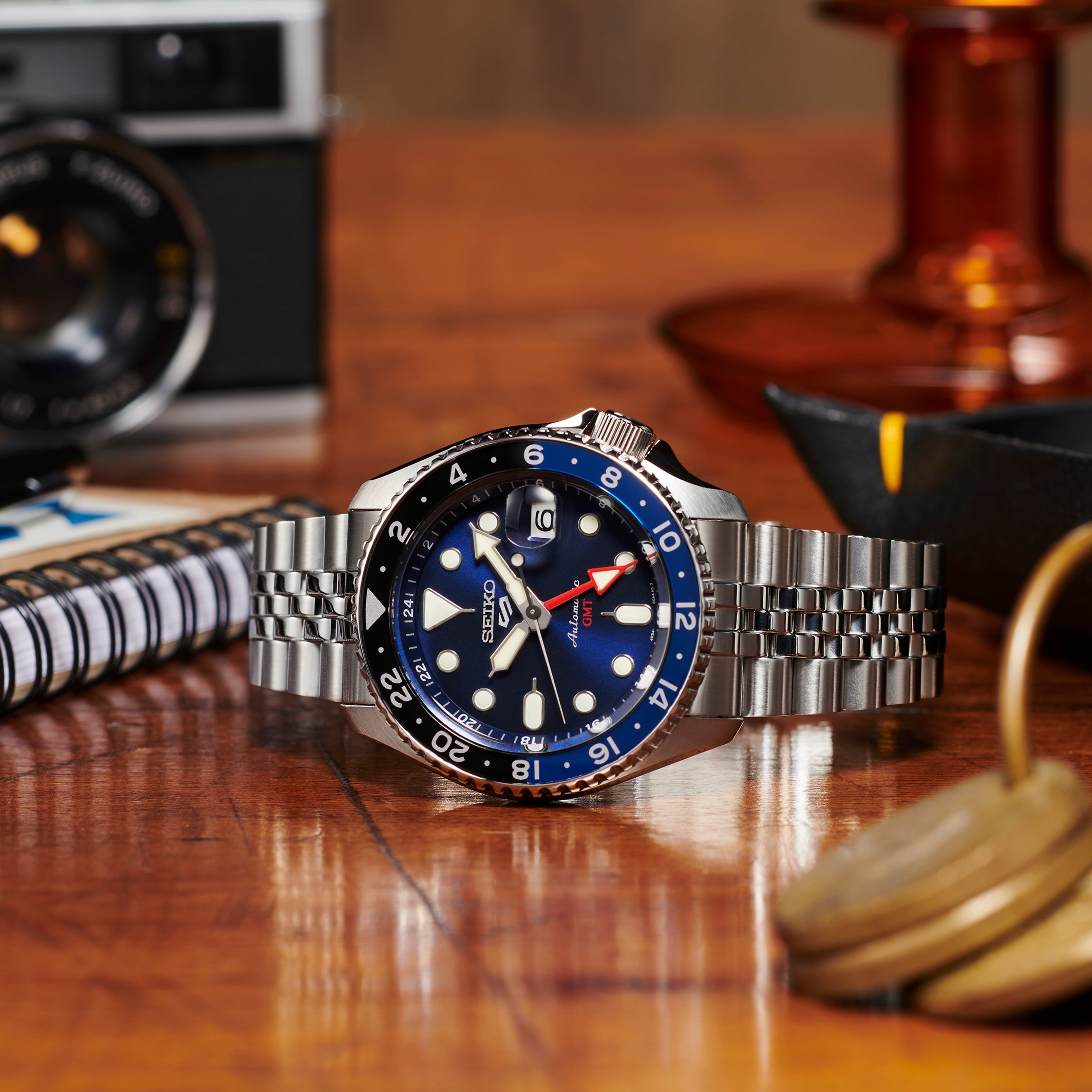 別注 SEIKO 5 Sports GMT SBSC001 SEIKO 極美品 5 - poumonquebec.ca