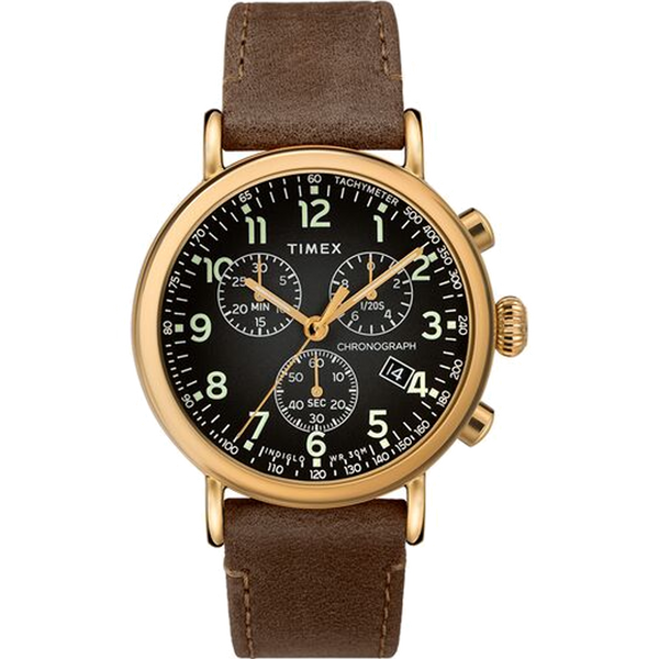 Timex - Standard Chronograph 41mm Leather TW2T20900