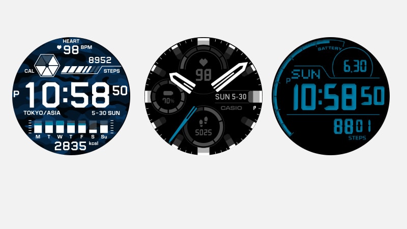 casio g shock watch face