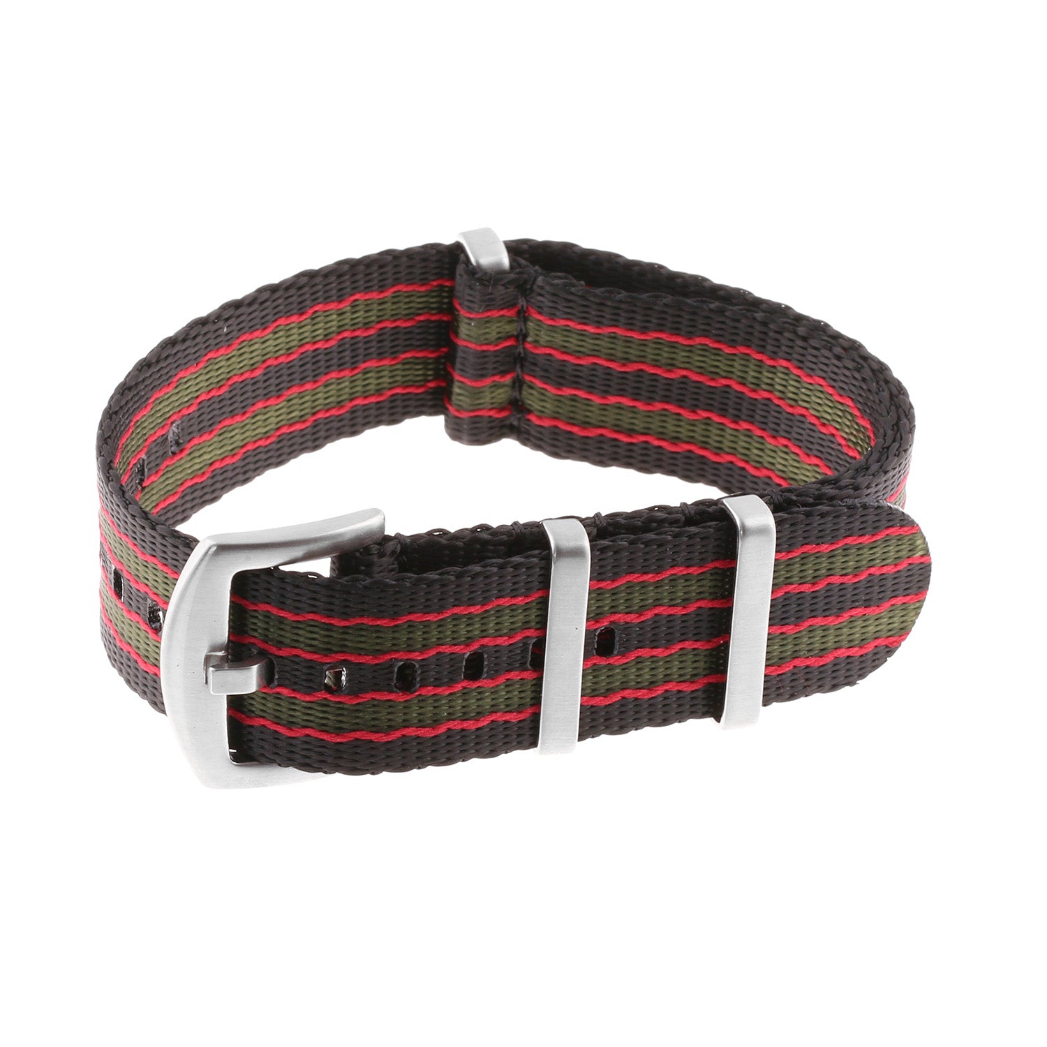 STRAPSCO - Seat Belt BOND NATO Strap / Black and