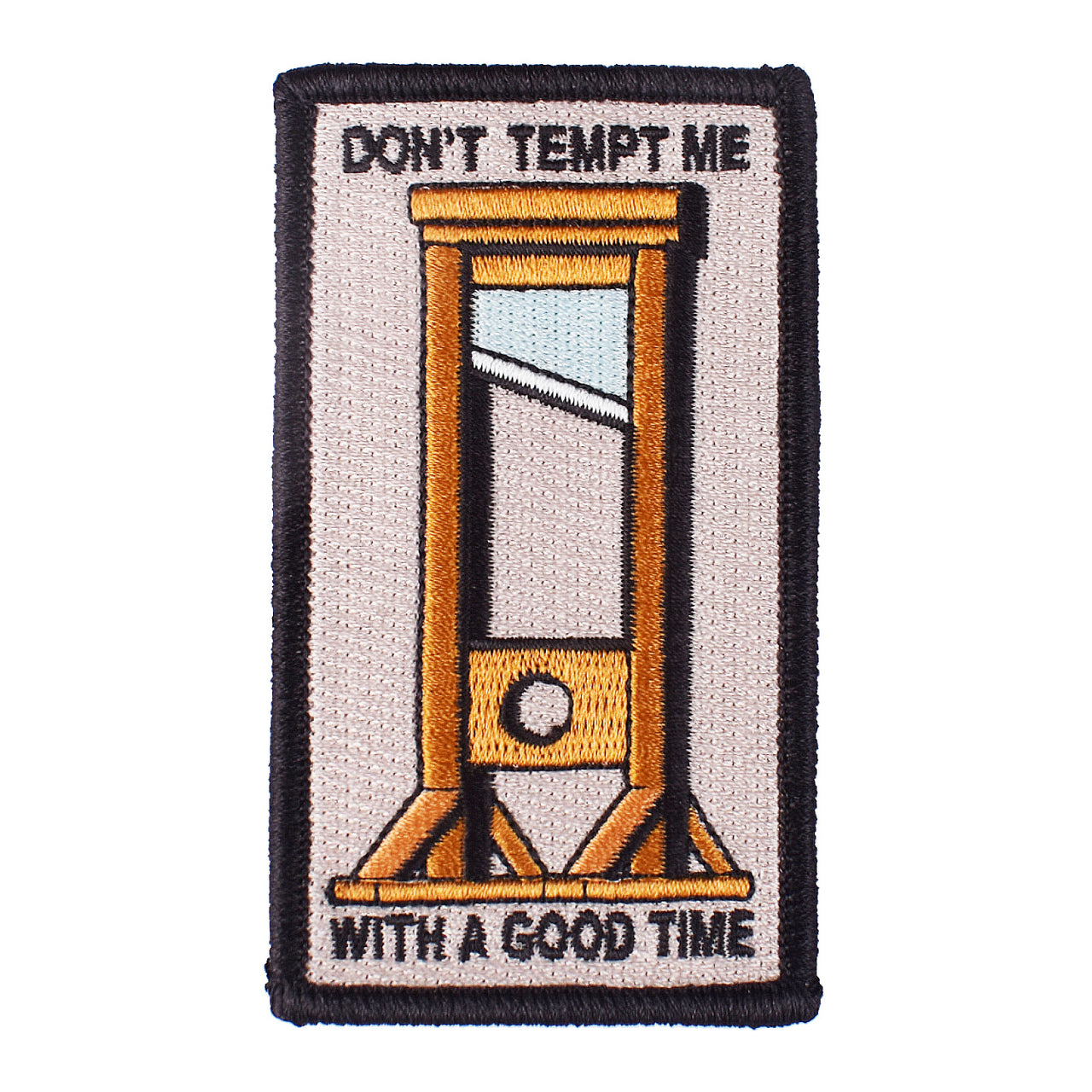 Nihilistic Embroidery Patch Breaking News i Don't Care Newspaper