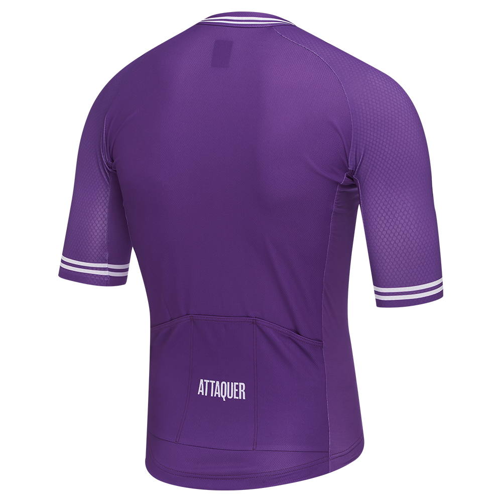 purple cycling jersey