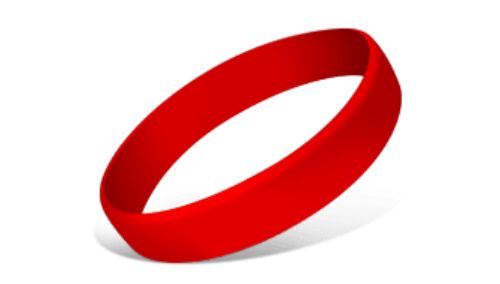 Red Wrist Bands 2024