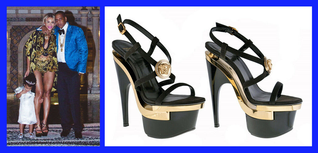 versace triple platform heels